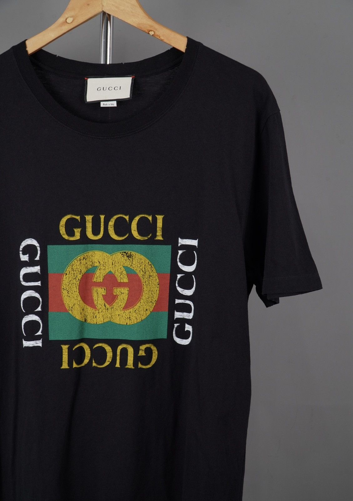 Gucci Gucci - Fake Logo Tee Size US M / EU 48-50 / 2 - 5 Thumbnail