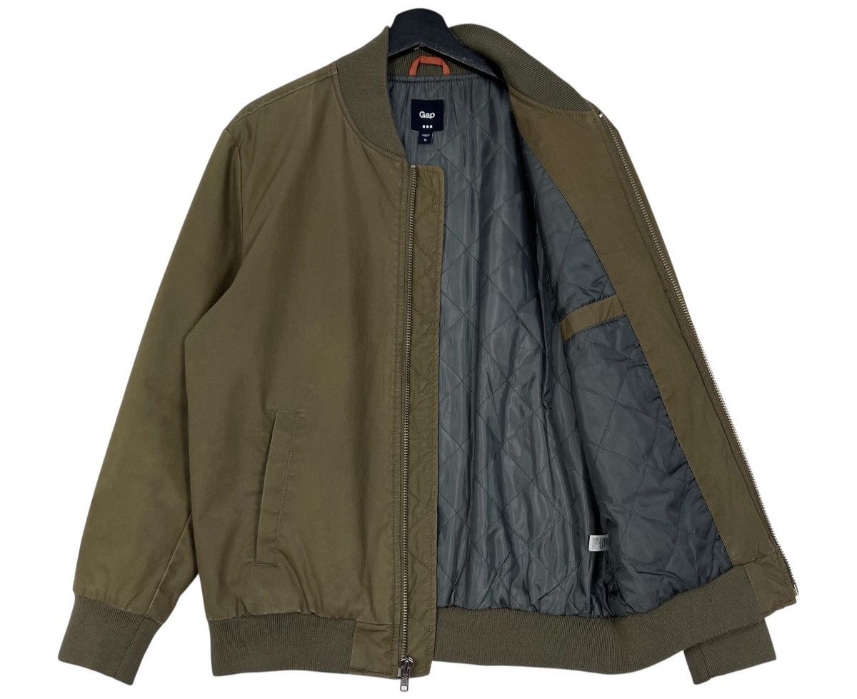 Gap Vintage GAP Olive Quilt Jacket Size US M / EU 48-50 / 2 - 3 Thumbnail