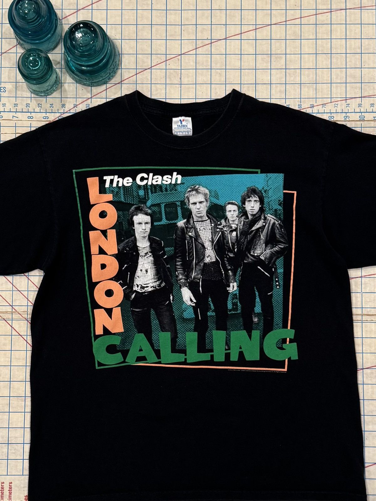Band Tees The Clash London Calling Graphic Band Tee Black Size Large Size US L / EU 52-54 / 3 - 3 Thumbnail