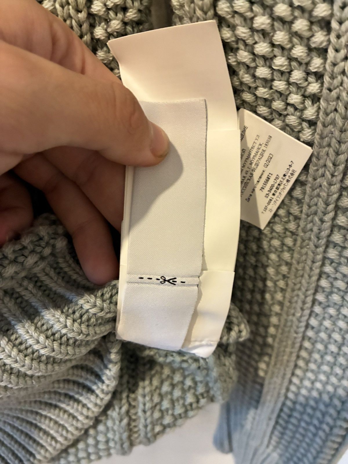 Stone Island Stone Island Knitwear 100% Pure Wool ’DUST' Treatment 100% Size US M / EU 48-50 / 2 - 18 Thumbnail
