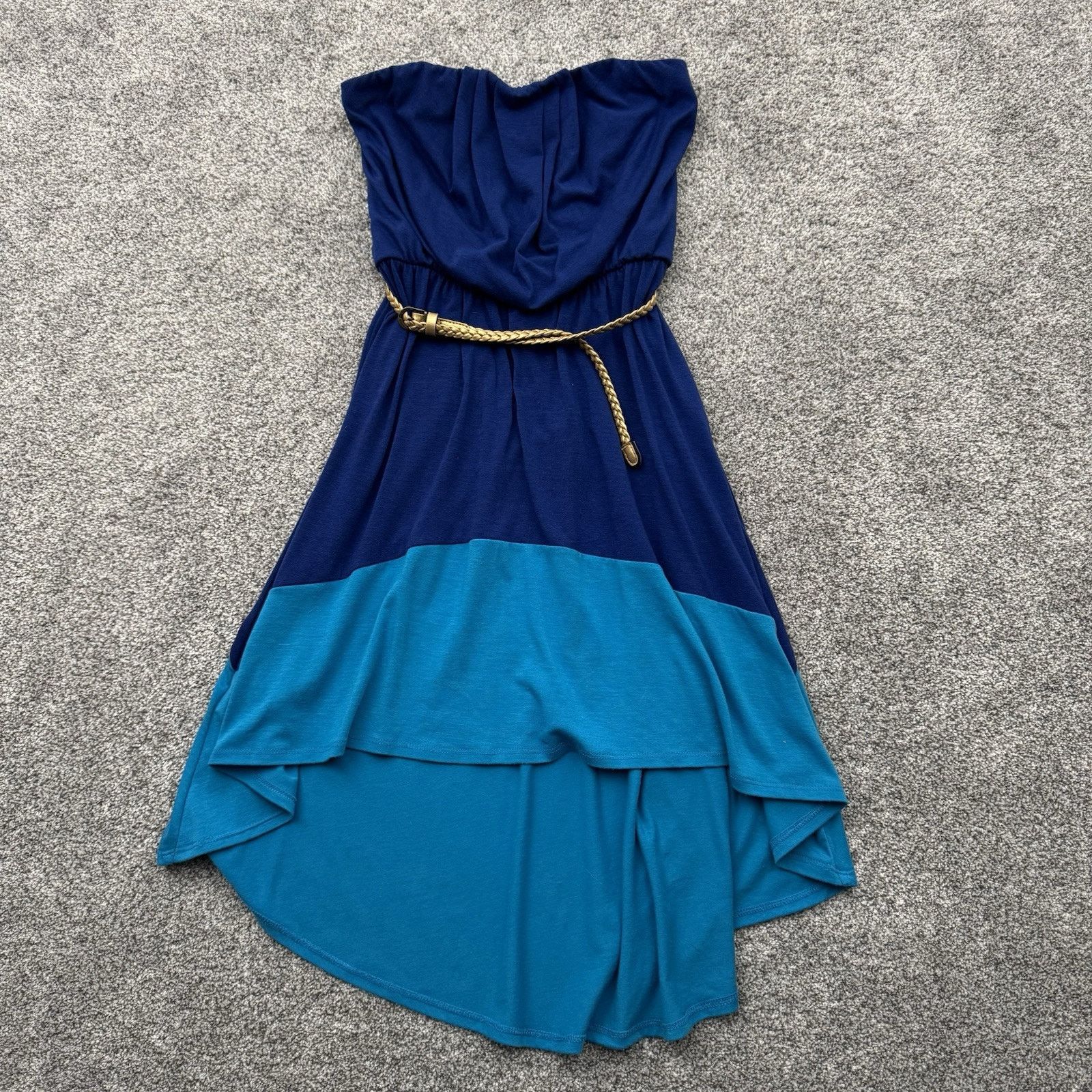 Decree Strapless High Low Dress M Boho Fairycore Flowy Festival Size M / US 6-8 / IT 42-44 - 1 Thumbnail