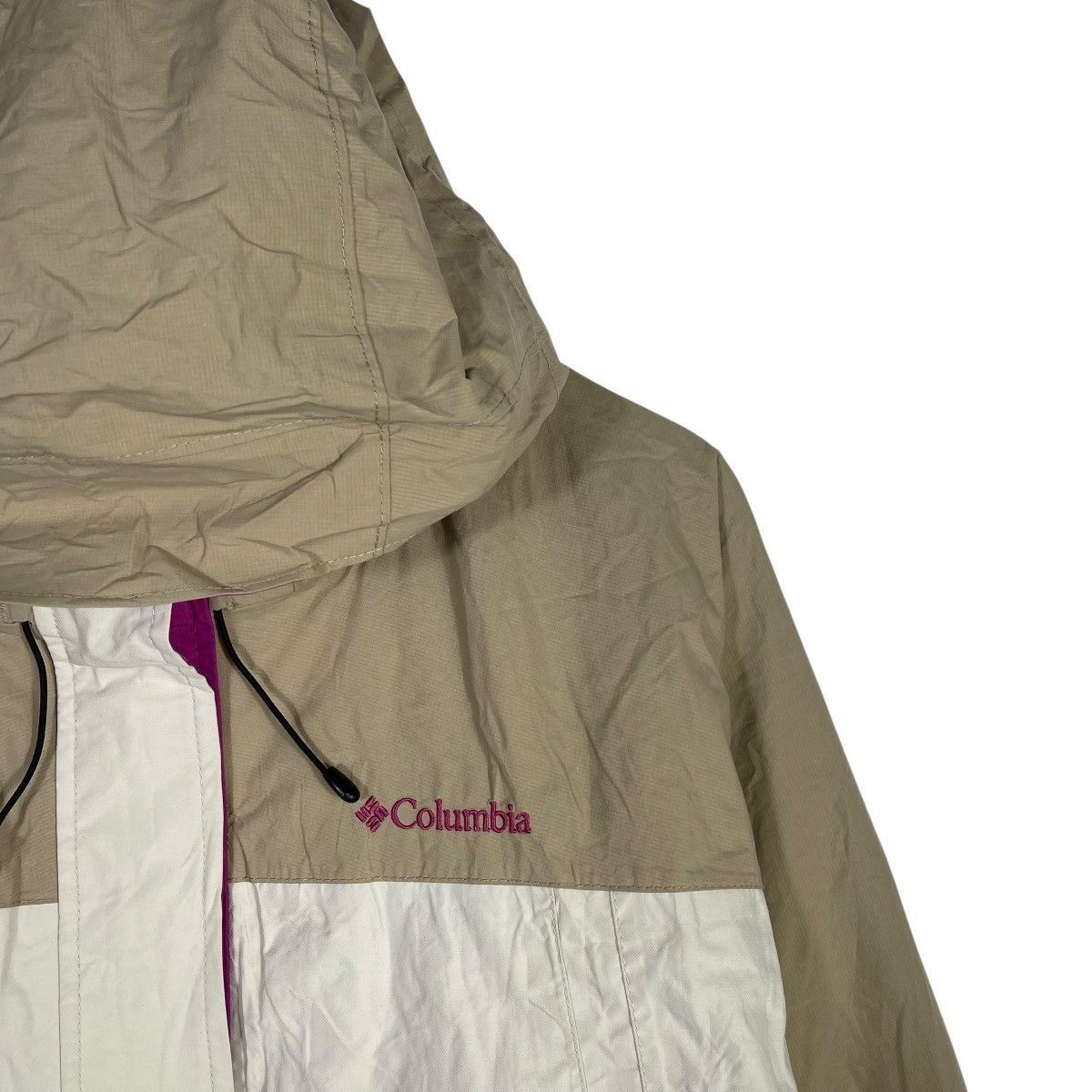 Columbia Vintage Columbia Omni-Tech Hooded Outdoor Rain Jacket Size L / US 10 / IT 46 - 7 Thumbnail