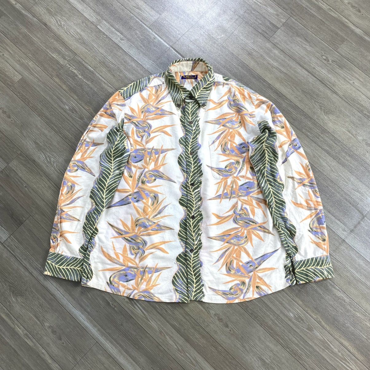 Sun Surf Vintage Sun Surf Toyo Enterprise Floral Hawaiian Long Shirt Size US L / EU 52-54 / 3 - 1 Thumbnail