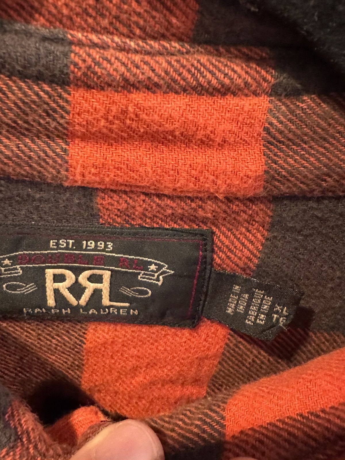 RRL Ralph Lauren RRL Double RL Heavy Twill Workshirt Size US XL / EU 56 / 4 - 2 Thumbnail