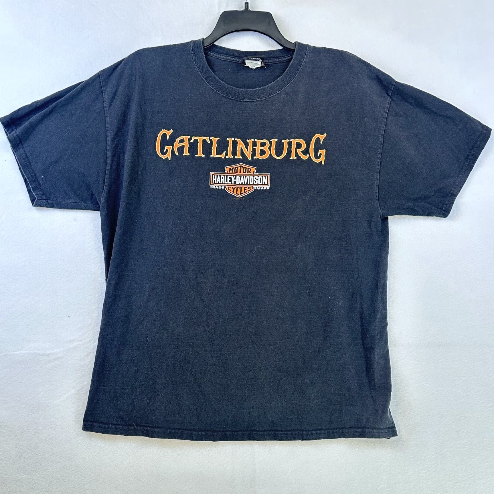 Harley Davidson Harley-Davidson Shirt Mens XL Black Gatlinburg Smoky Mountain 2010 2012 Tee Stratman Size US XL / EU 56 / 4 - 2 Thumbnail