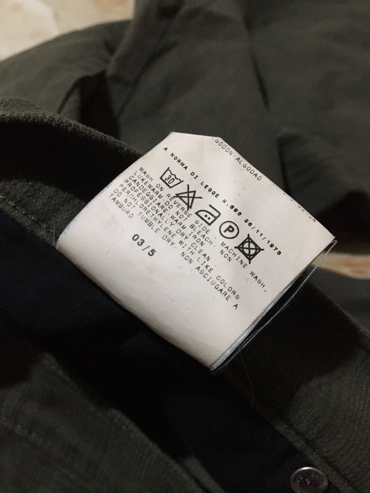 Designer × Versace × Versace Jeans Couture Versace corduroy trouser pants Size US 33 - 10 Thumbnail