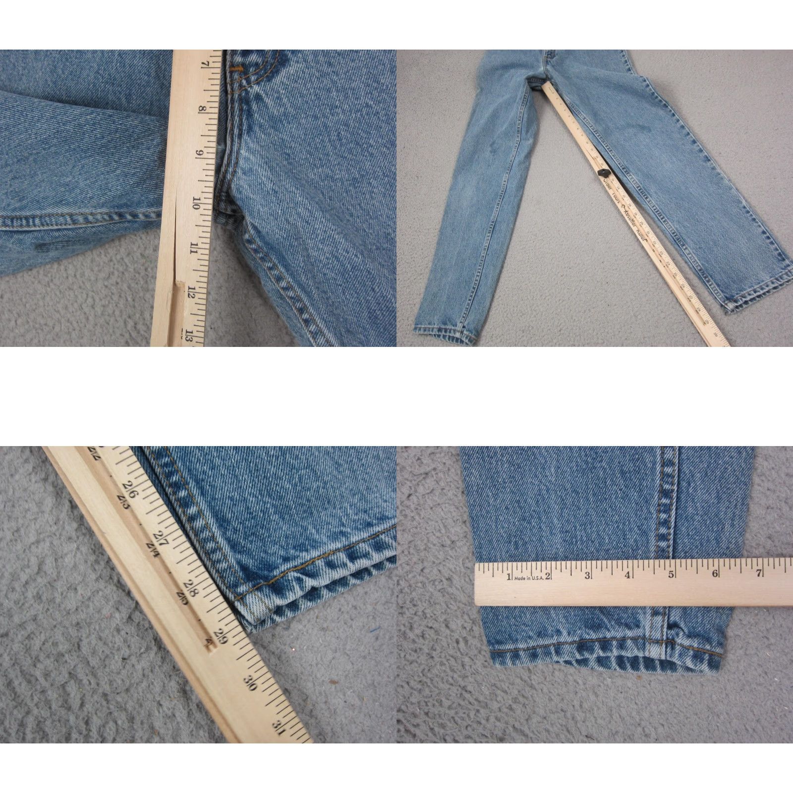 Levi's VINTAGE Levi's 550 Jeans Teens 7 Jr W 26 L 29 Blue Relaxed Fit Tapered Denim USA Jeans Mens 90s Size US 26 / EU 42 - 9 Thumbnail