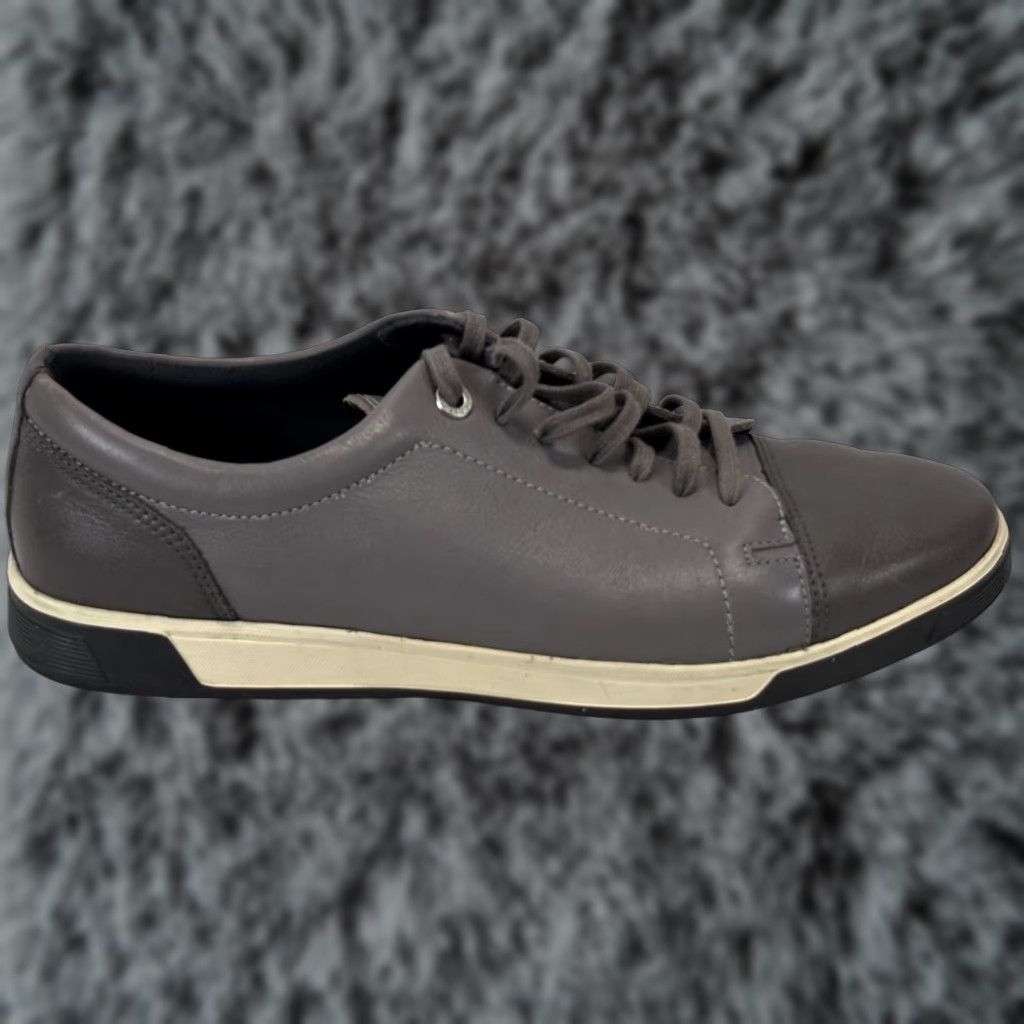 Cole Haan VINTAGE? Wait: It's not vintage. So: Cole Haan Leather Oxford Sneakers Mens Sz 11 M Gray Lace-Up Cap Toe Casual Shoes Size ONE SIZE - 1 Thumbnail