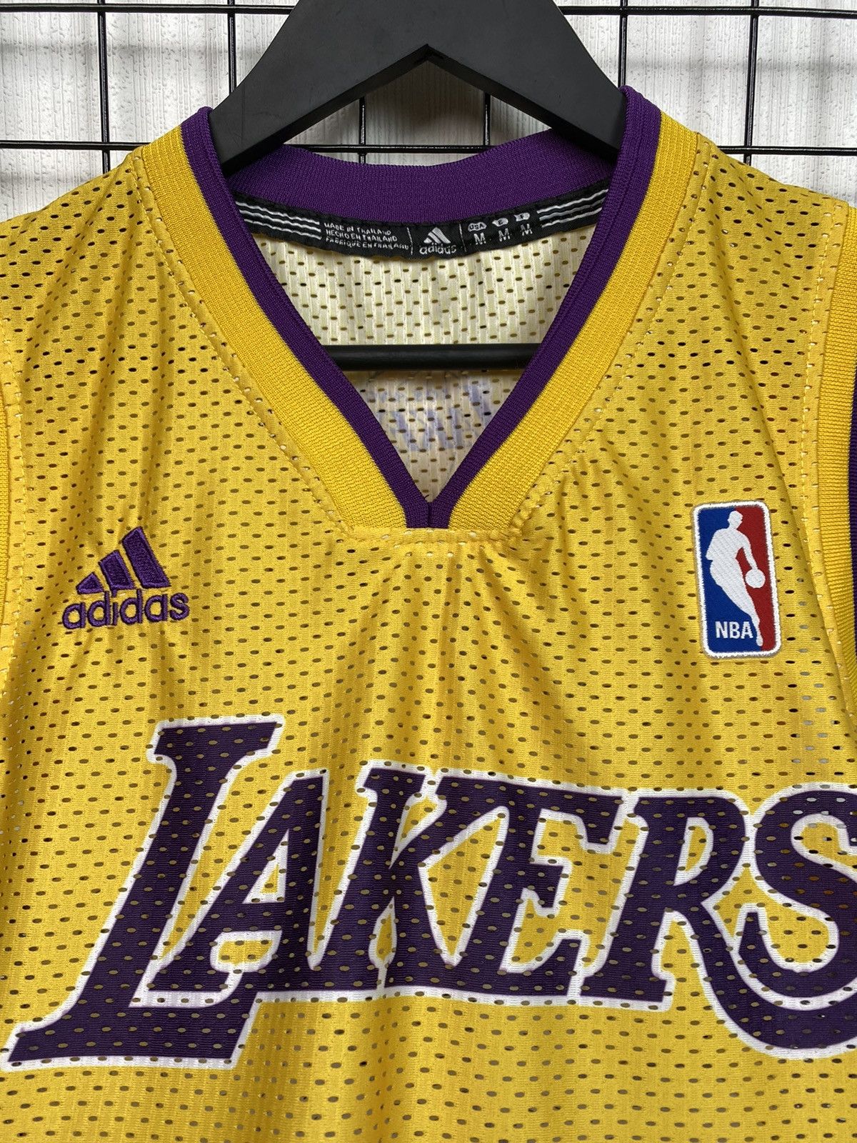 NBA Los Angeles Lakers #24 Kobe Bryant Jersey Yellow Men M Size US M / EU 48-50 / 2 - 7 Thumbnail