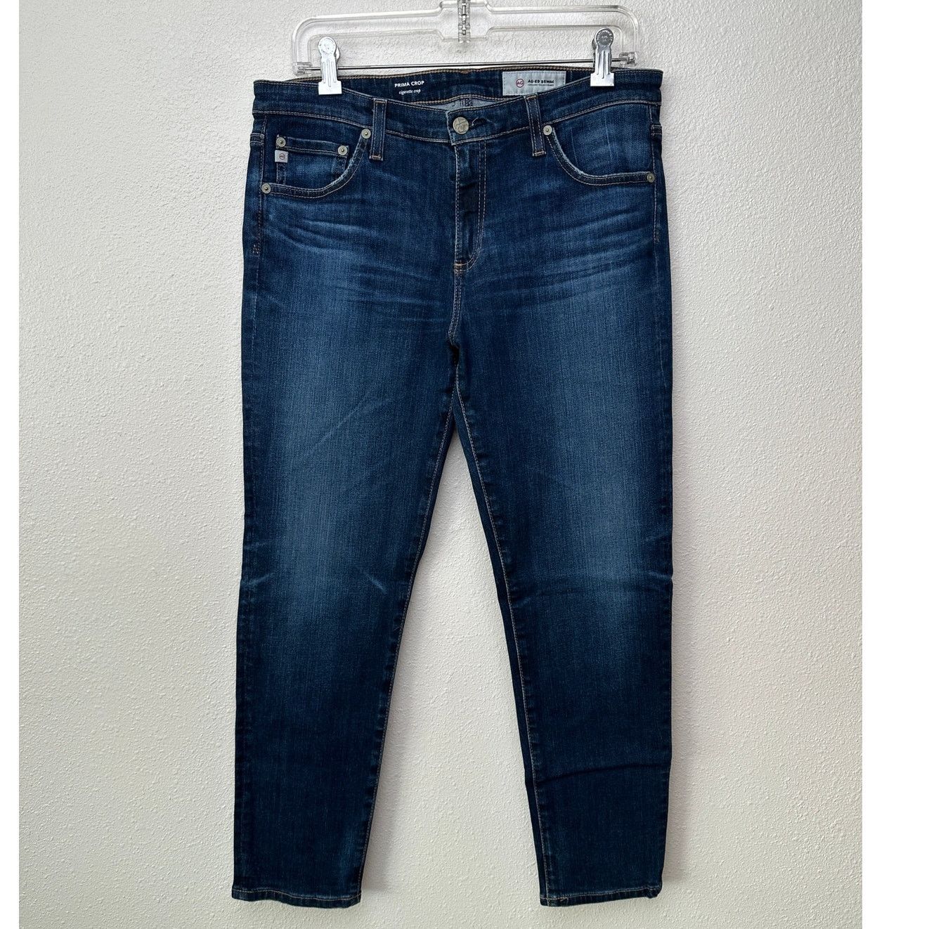 ag prima crop cigarette crop Jeans Women's Crop, White at Amazon Women's Jeans store this pair is sure to become a favorite Prima Cigarette Crop Jean