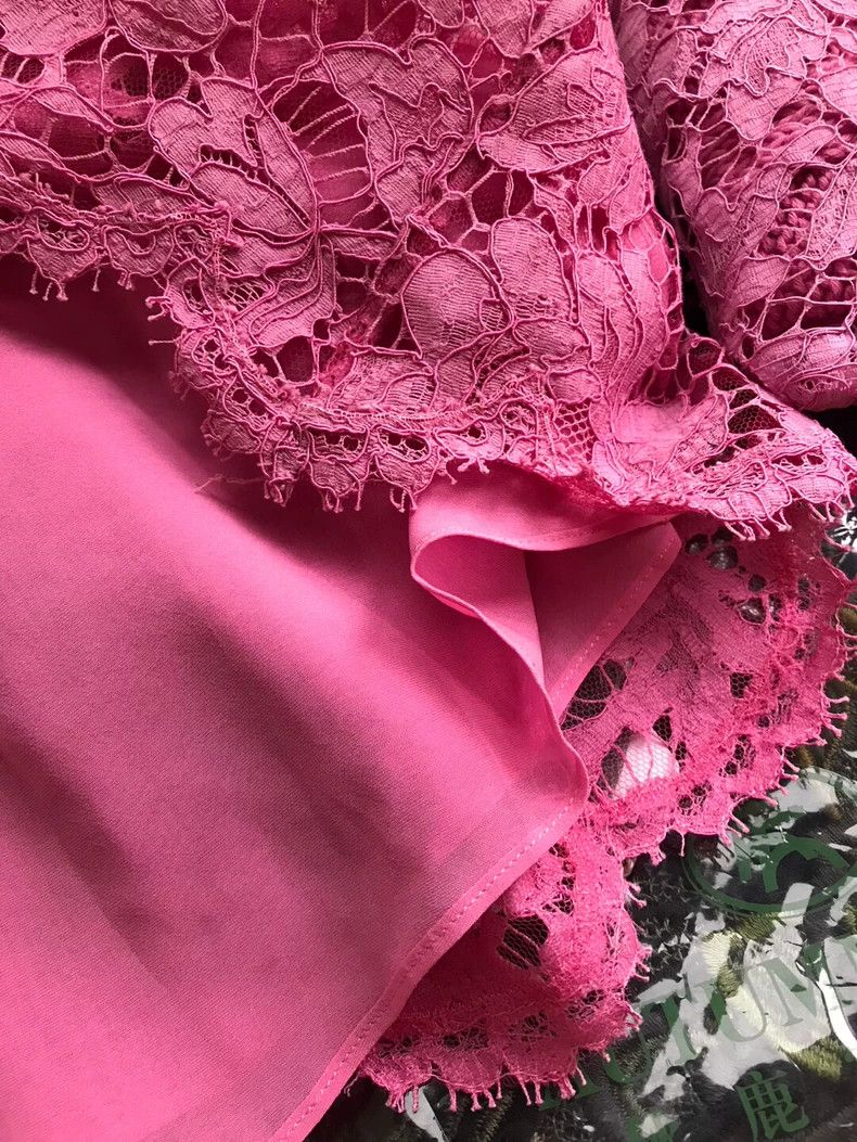 Valentino Valentino Pink lace set Size S / US 4 / IT 40 - 9 Thumbnail