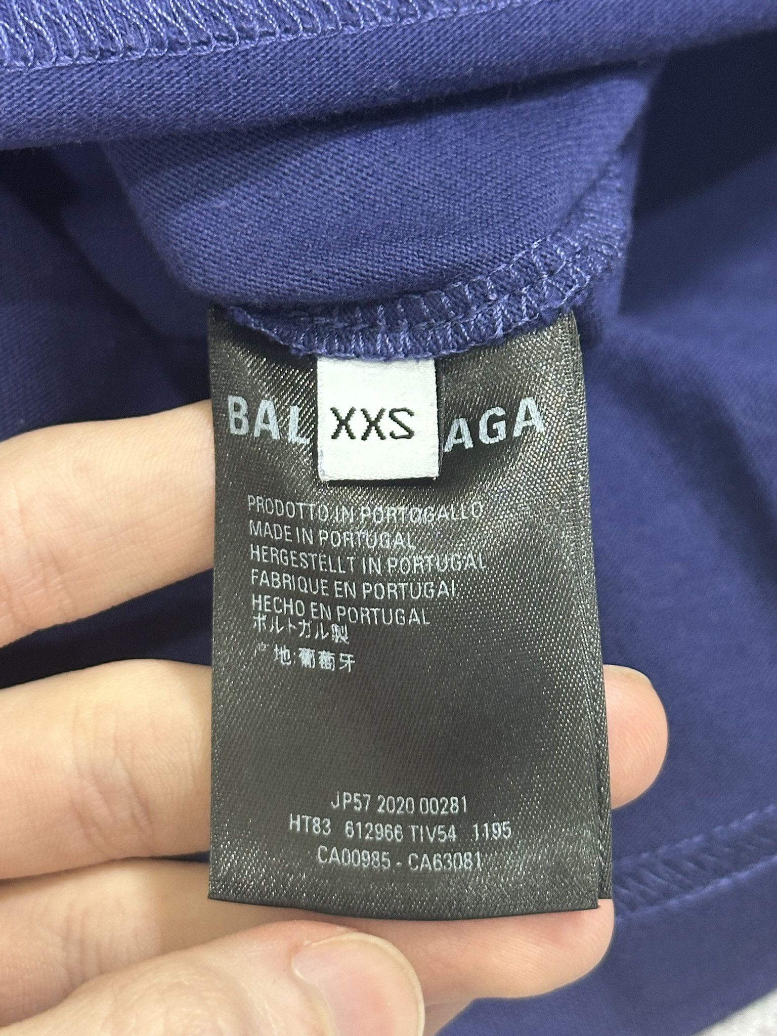 Balenciaga Balenciaga T-Shirt Copyright Logo Print Oversized Blue Size US XXS / EU 40 - 10 Thumbnail