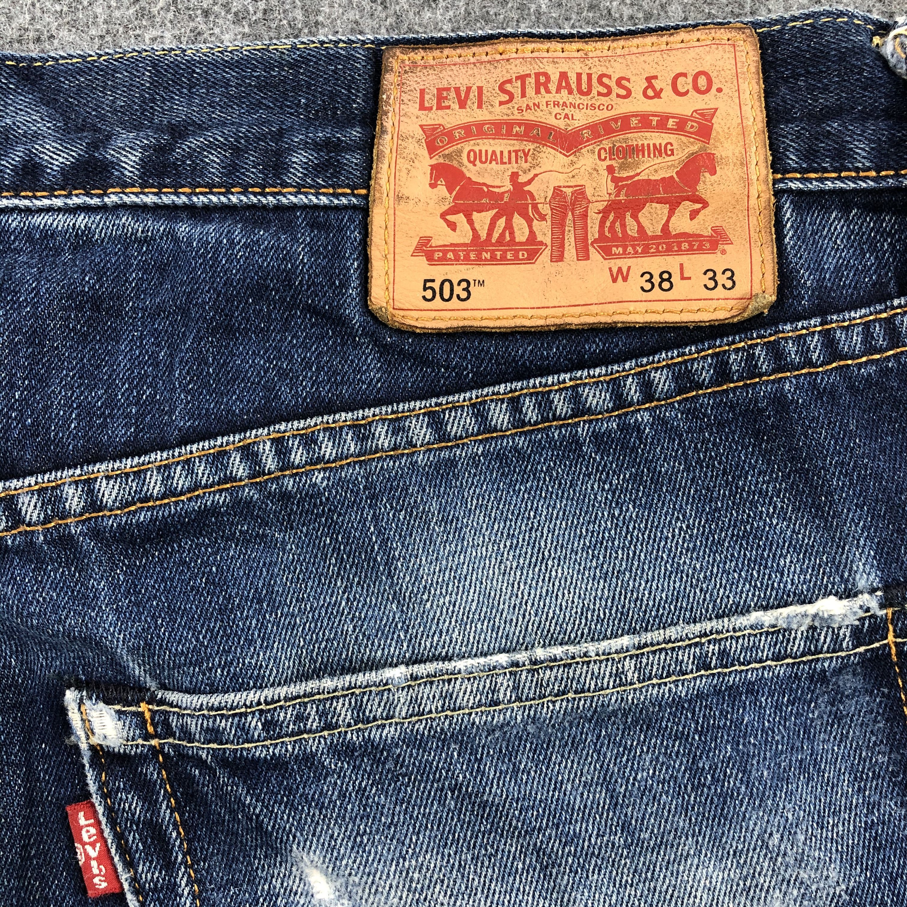 Levi's × Vintage Vintage Blue Wash Levis 503 Jeans-JM1918 Size US 38 / EU 54 - 6 Thumbnail