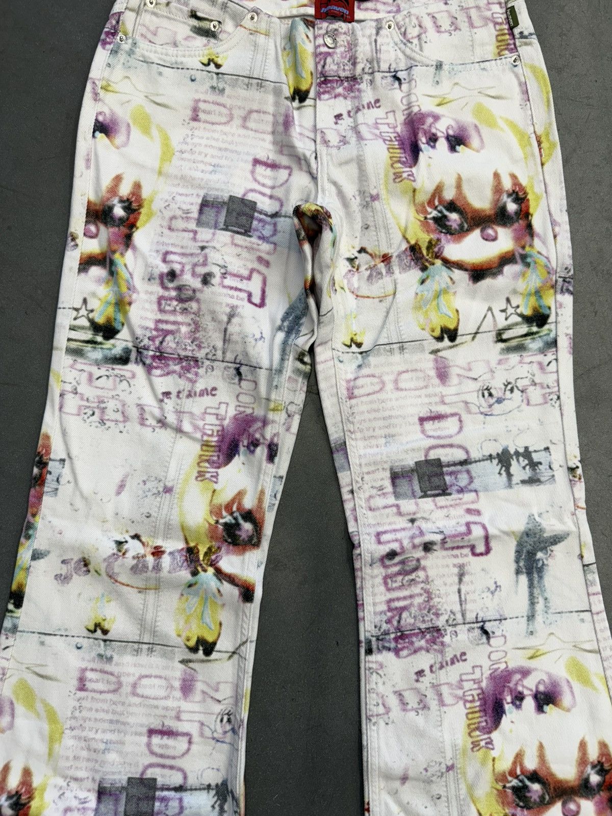 Heaven by Marc Jacobs Heaven By Marc Jacobs Don’t Think Flared Star Jeans Size - M Size 32" / US 10 / IT 46 - 7 Thumbnail