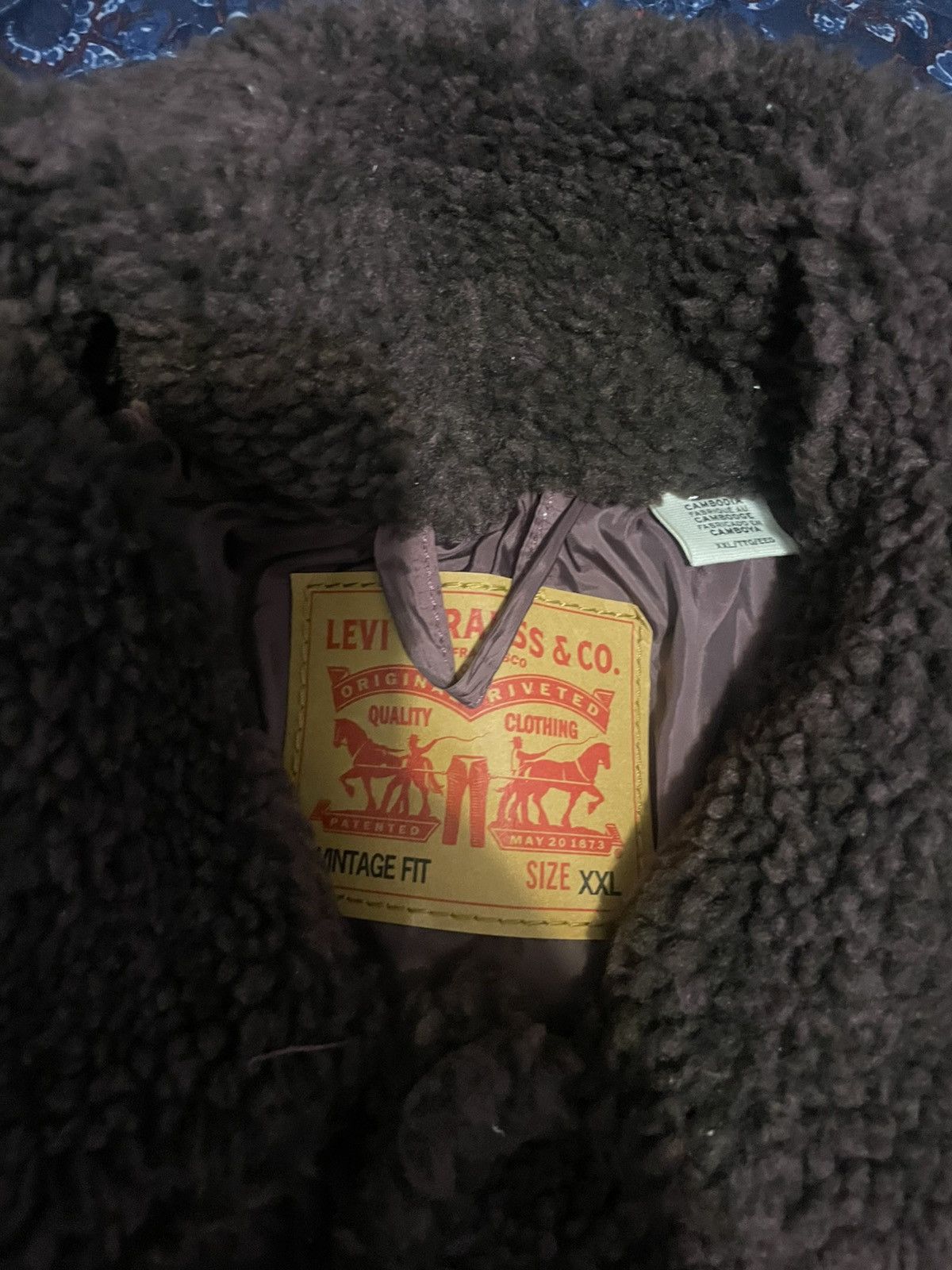 Levi's Levi’s Vintage Cozy Fit Sherpa Jacket Size US XXL / EU 58 / 5 - 2 Thumbnail