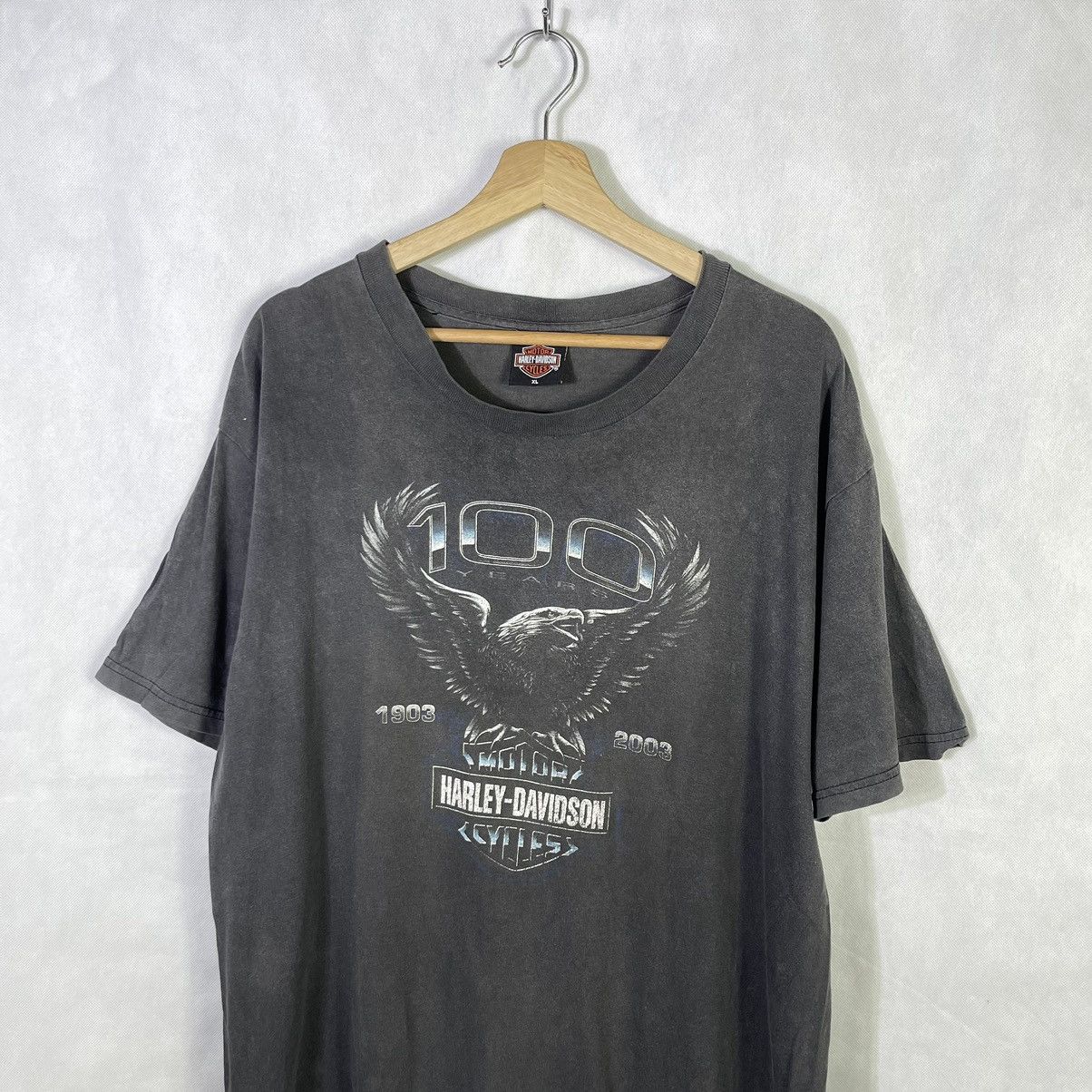 Harley Davidson × Vintage Vintage Harley Davidson 100 years Anniversary Fade Tee 🔥 Size US XL / EU 56 / 4 - 3 Thumbnail
