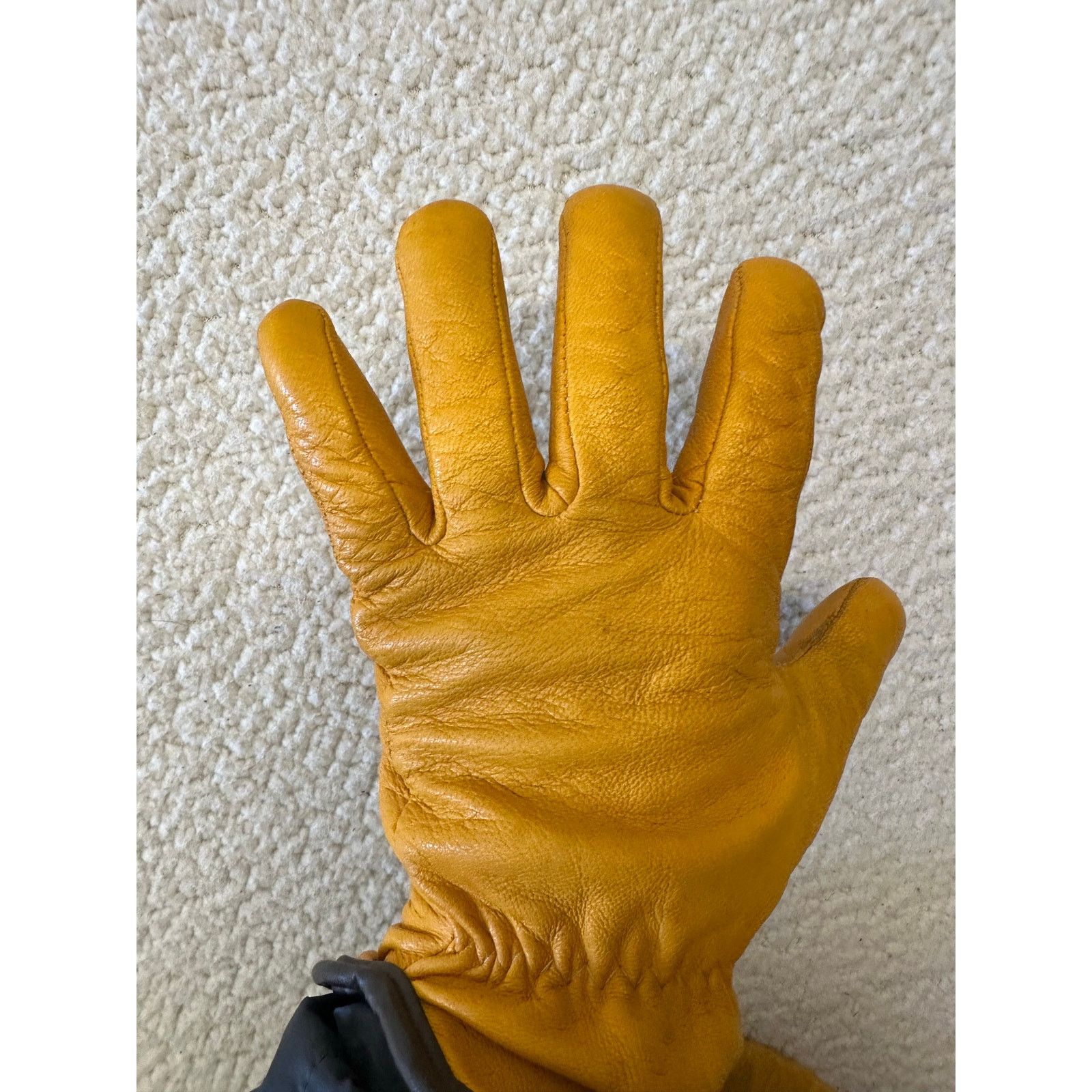 Filson Filson Mens Goat Leather Gloves Merino Wool Lined Small Size ONE SIZE - 12 Thumbnail