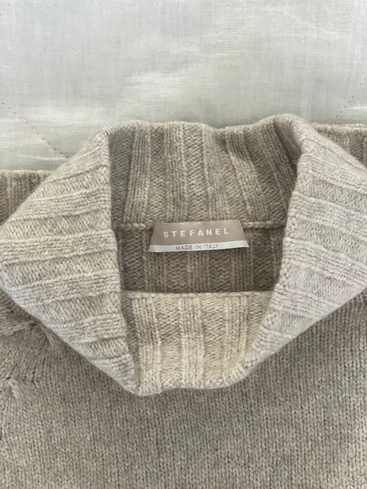 Other Stefanel sweater tunic, gray woolen sweater Size M / US 6-8 / IT 42-44 - 4 Thumbnail