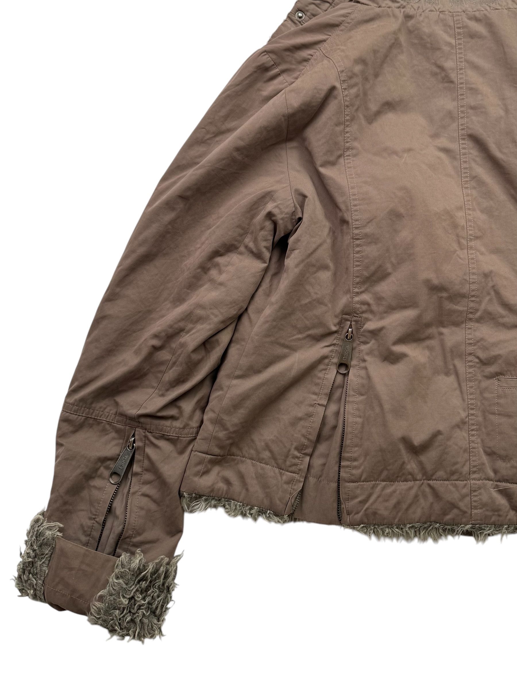 Bench Bench Cropped Jacket With Faux Fur And Zipper W58(V9) Size L / US 10 / IT 46 - 7 Thumbnail