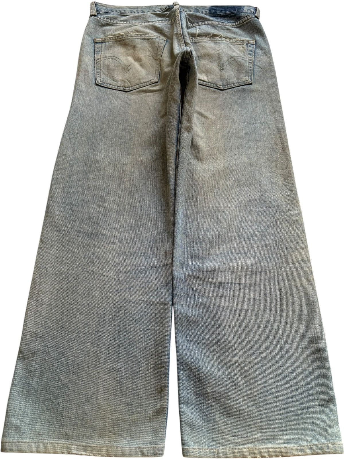 Levi's Vintage 90s Levis 534 Rusty Mud Wash Distressed Baggy Jeans Size US 34 / EU 50 - 2 Thumbnail