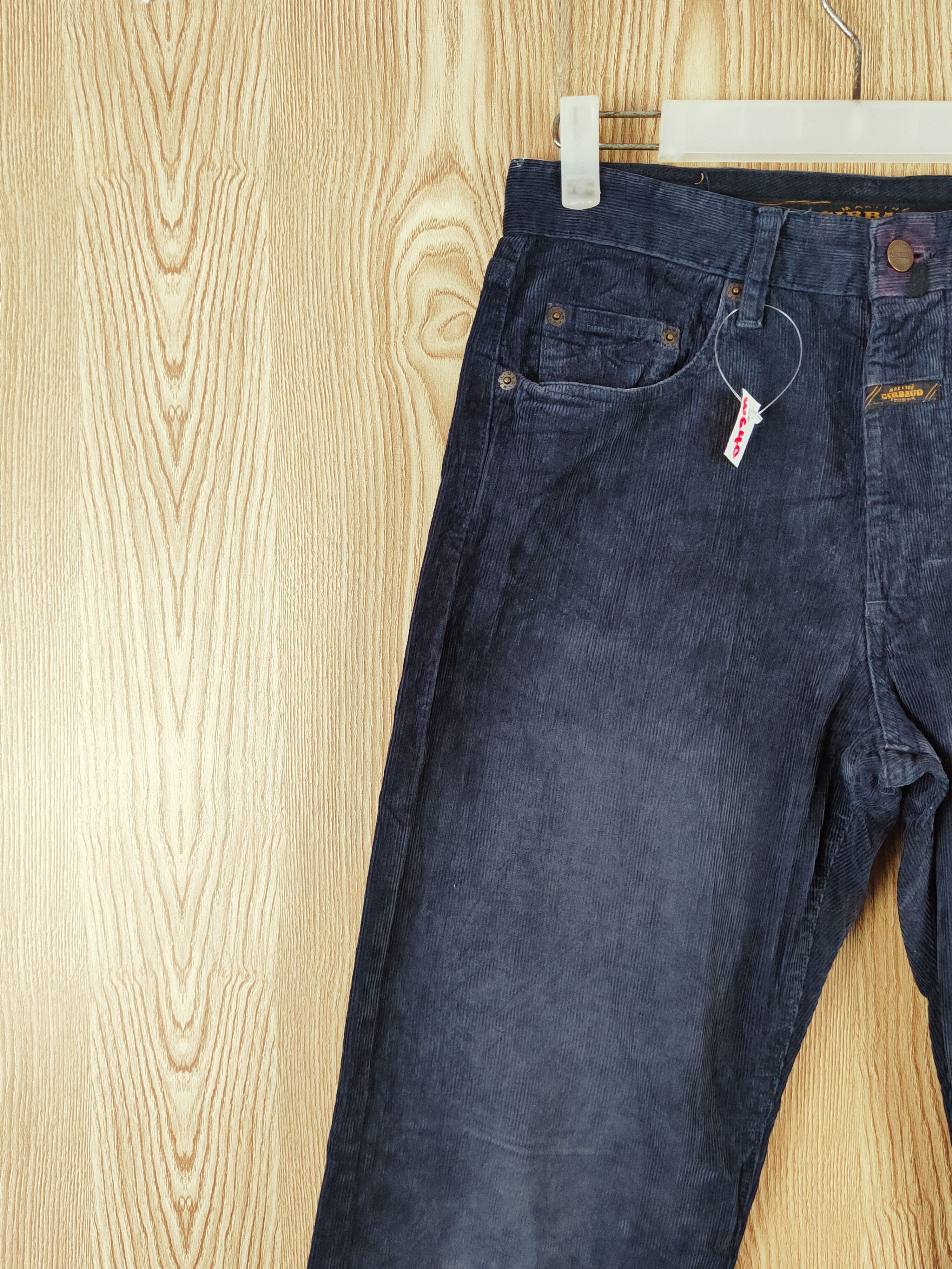 Marithe + Francois Girbaud Marithe Francois Girbaud Navy Corduroy Pants #W640 Size US 29 - 3 Thumbnail
