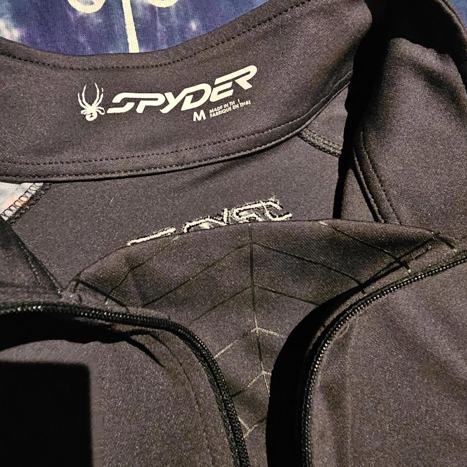 Spyder Spyder Men's Grey and Red Quarter Zip Jacket Size US M / EU 48-50 / 2 - 7 Thumbnail