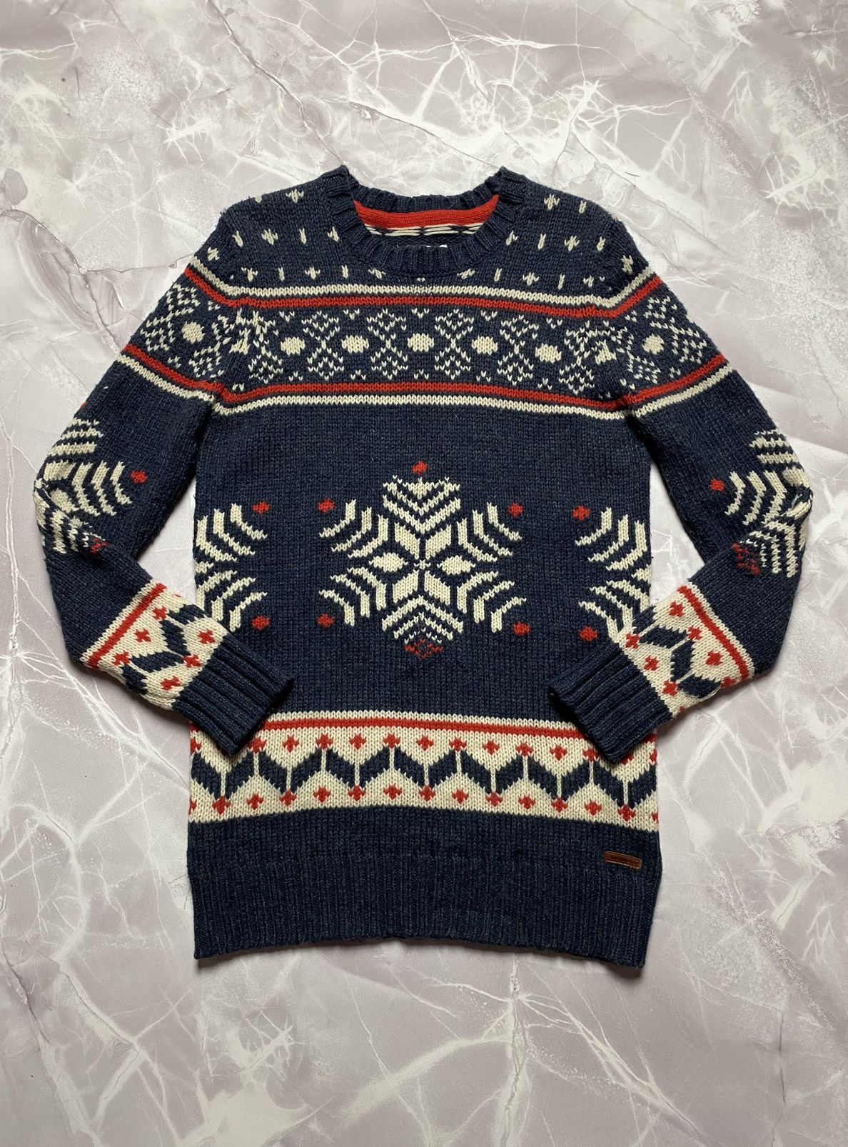 Peak Performance Peak Performance Fair Isle Nordic Snowflake Sweater Men's M Size US M / EU 48-50 / 2 - 2 Thumbnail