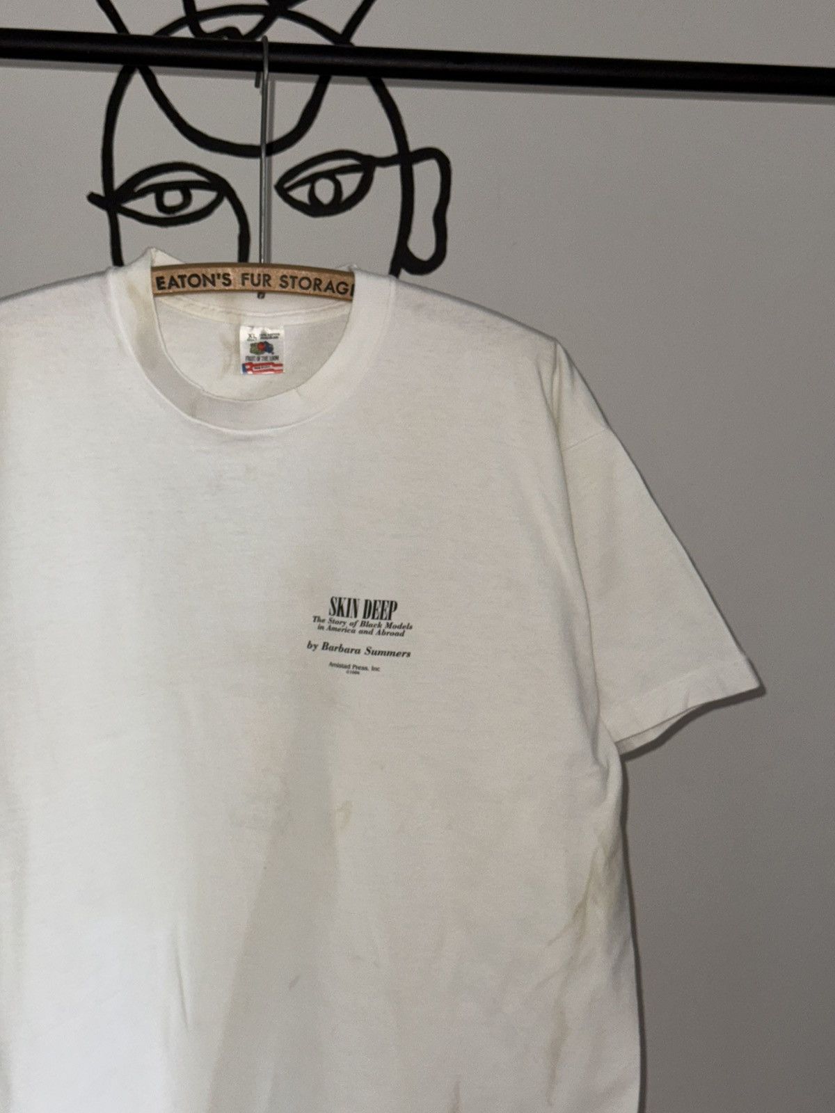 Fruit Of The Loom × Vintage Vintage 90s 1994 Skin Deep Inside World Black Fashion Models Size US XL / EU 56 / 4 - 2 Thumbnail