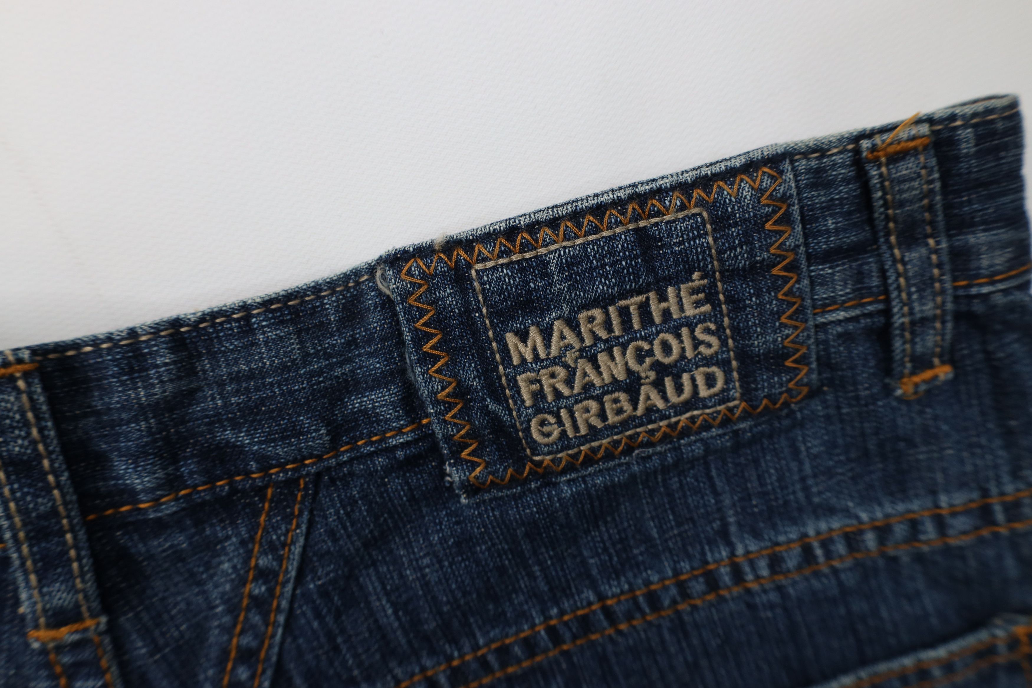 Marithe + Francois Girbaud Deadstock Vintage 90s Marithe Francois Girbaud Denim Shorts Size US 32 / EU 48 - 15 Thumbnail