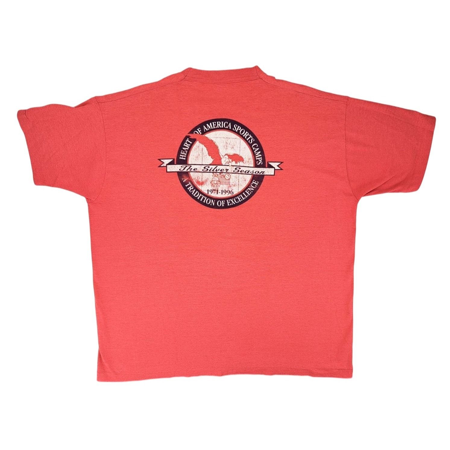 Converse Vintage Converse All Star Chuck Taylor Red Graphic T-Shirt Size US XXL / EU 58 / 5 - 2 Thumbnail