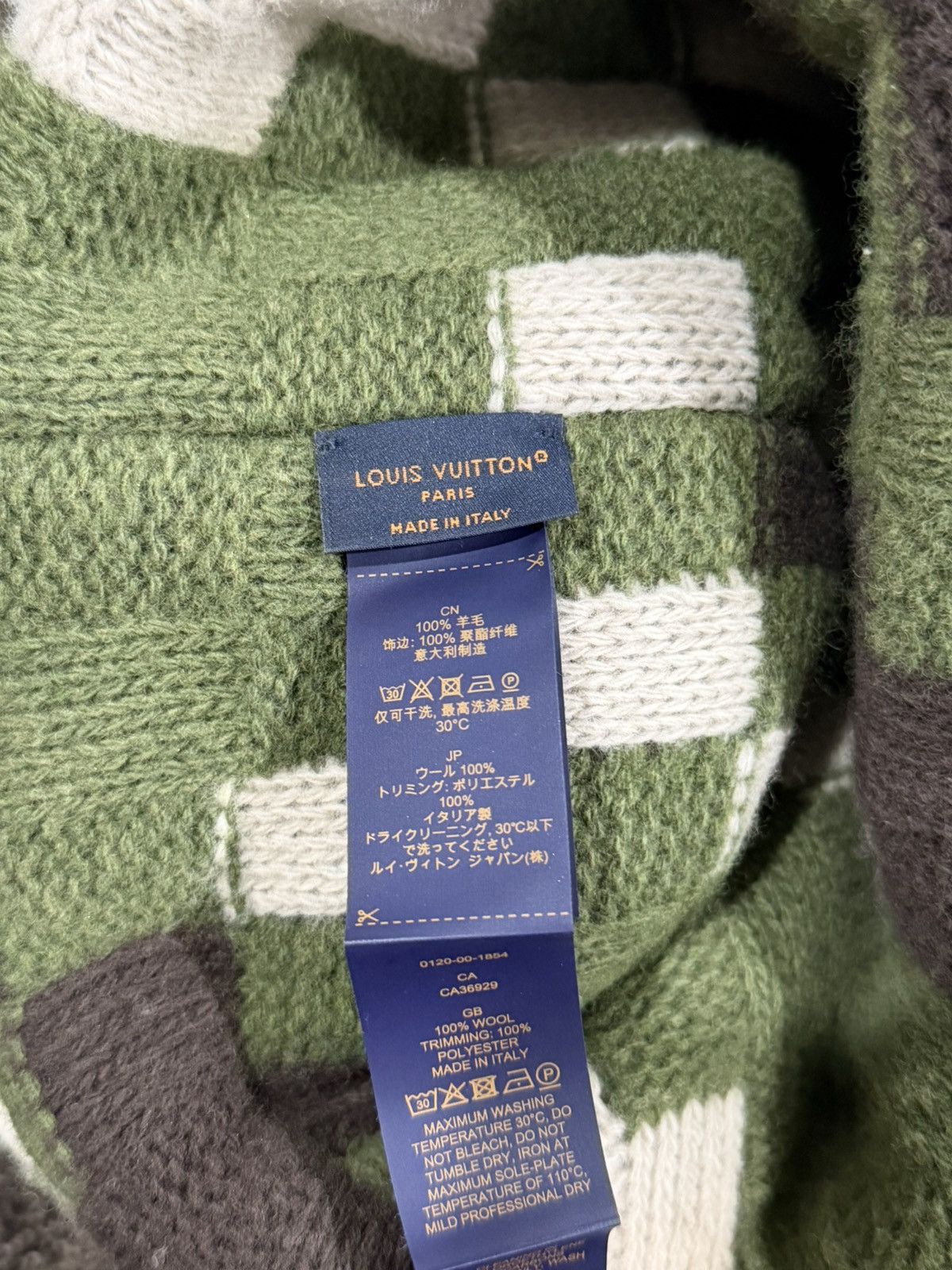 Louis Vuitton Louis Vuitton Pharrell Damoflage Damier Camo Beanie Knit Hat Size ONE SIZE - 10 Thumbnail