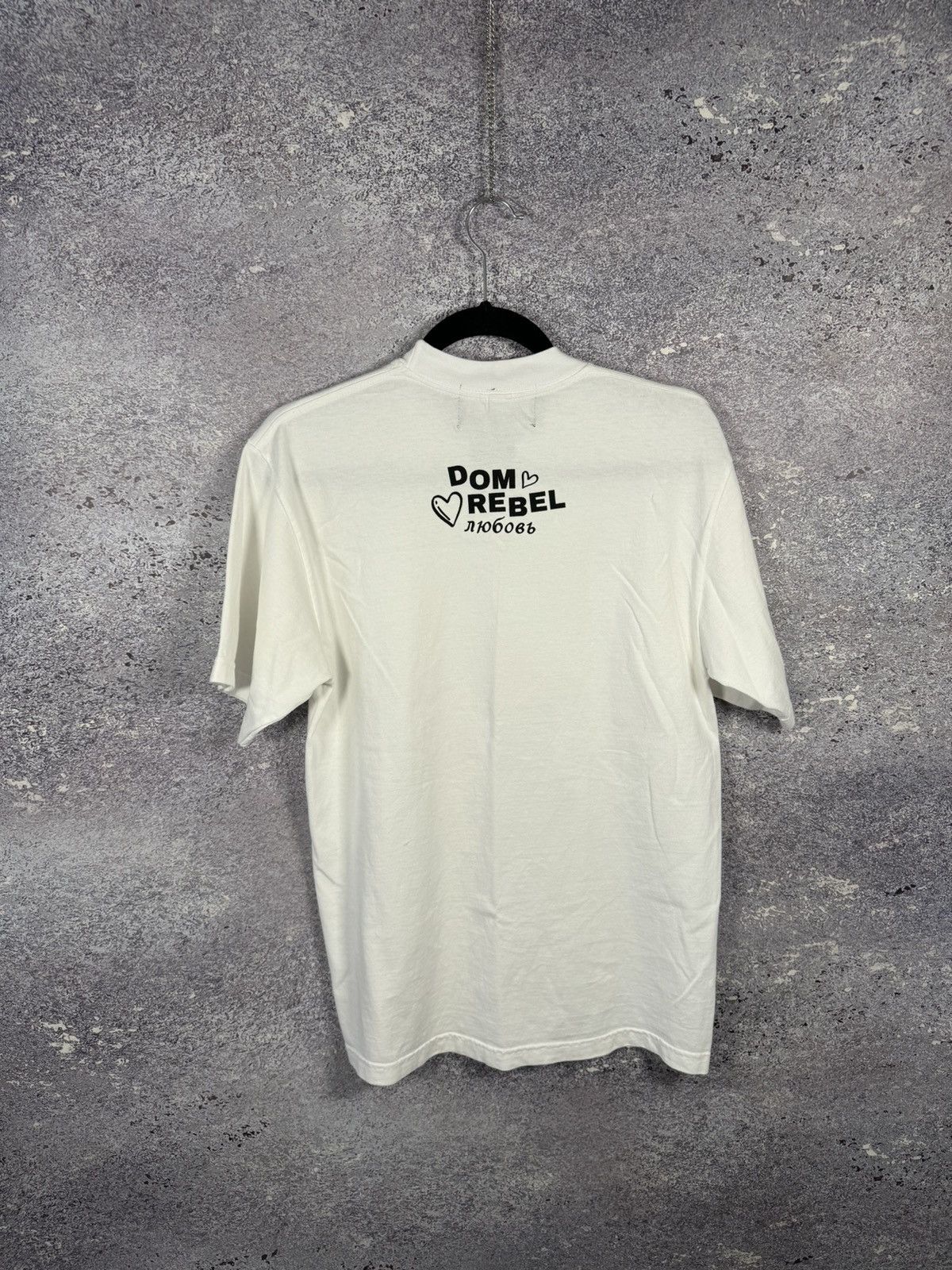 DOMREBEL Dom Rebel Montreal Graphic Print LOVE ❤️ White T Shirt Small Size US S / EU 44-46 / 1 - 11 Thumbnail