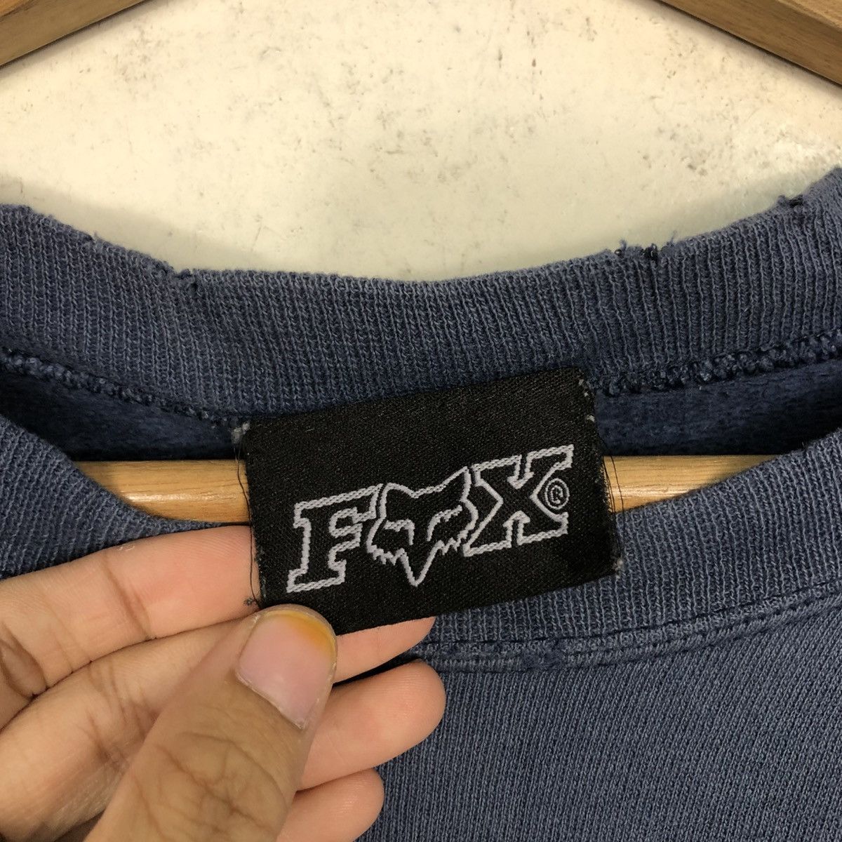 Fox Racing 📌Vintage Sweatshirt Fox Racing Big Logo Size US M / EU 48-50 / 2 - 16 Thumbnail