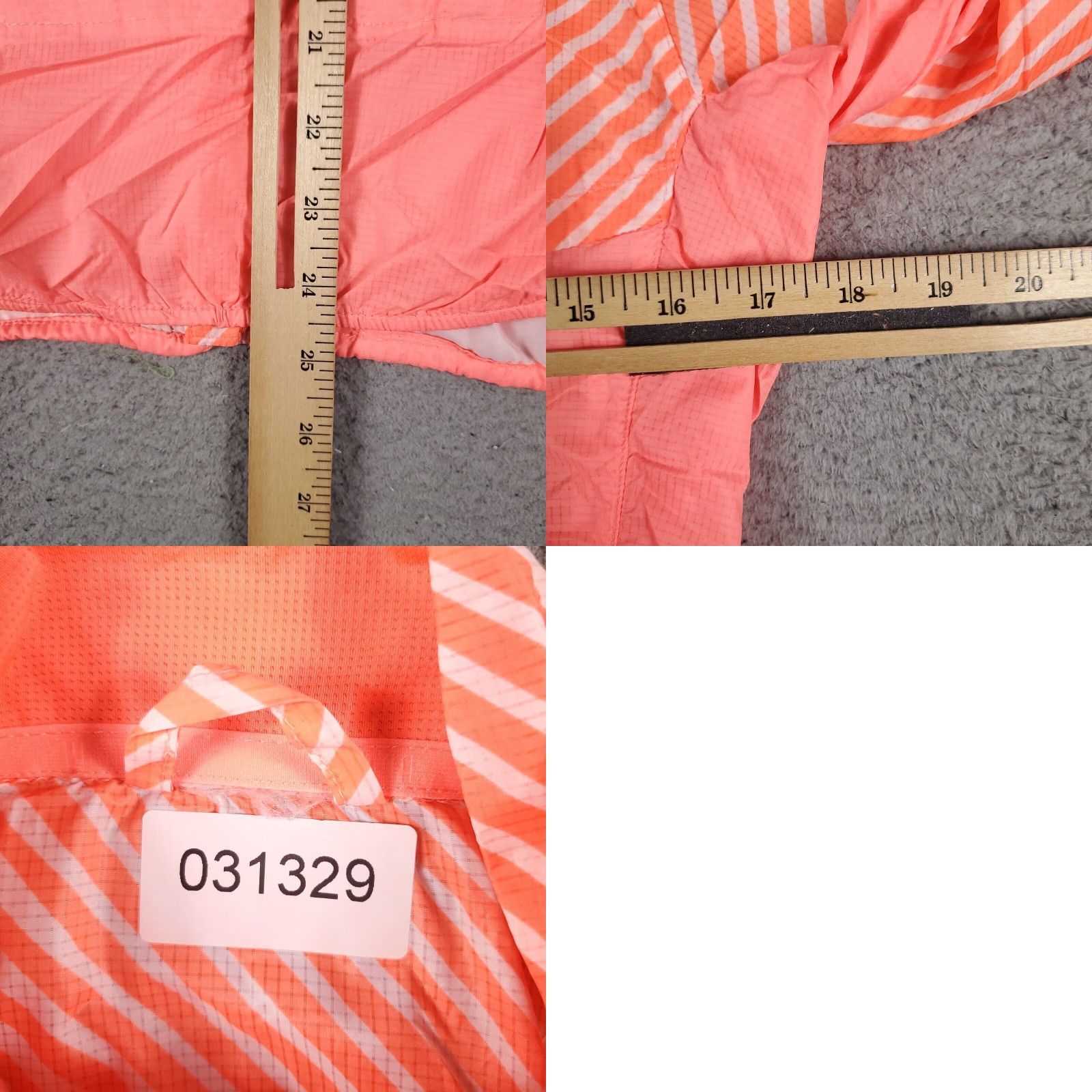 Puma PUMA Windbreaker Jacket Womens Small Coral Orange Full Zip Activewear Size S / US 4 / IT 40 - 8 Thumbnail
