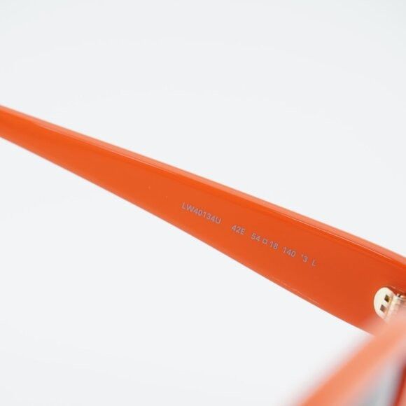 Loewe Loewe LW40134U 42E Sunglasses Orange Square Frame, Brown Size ONE SIZE - 7 Thumbnail