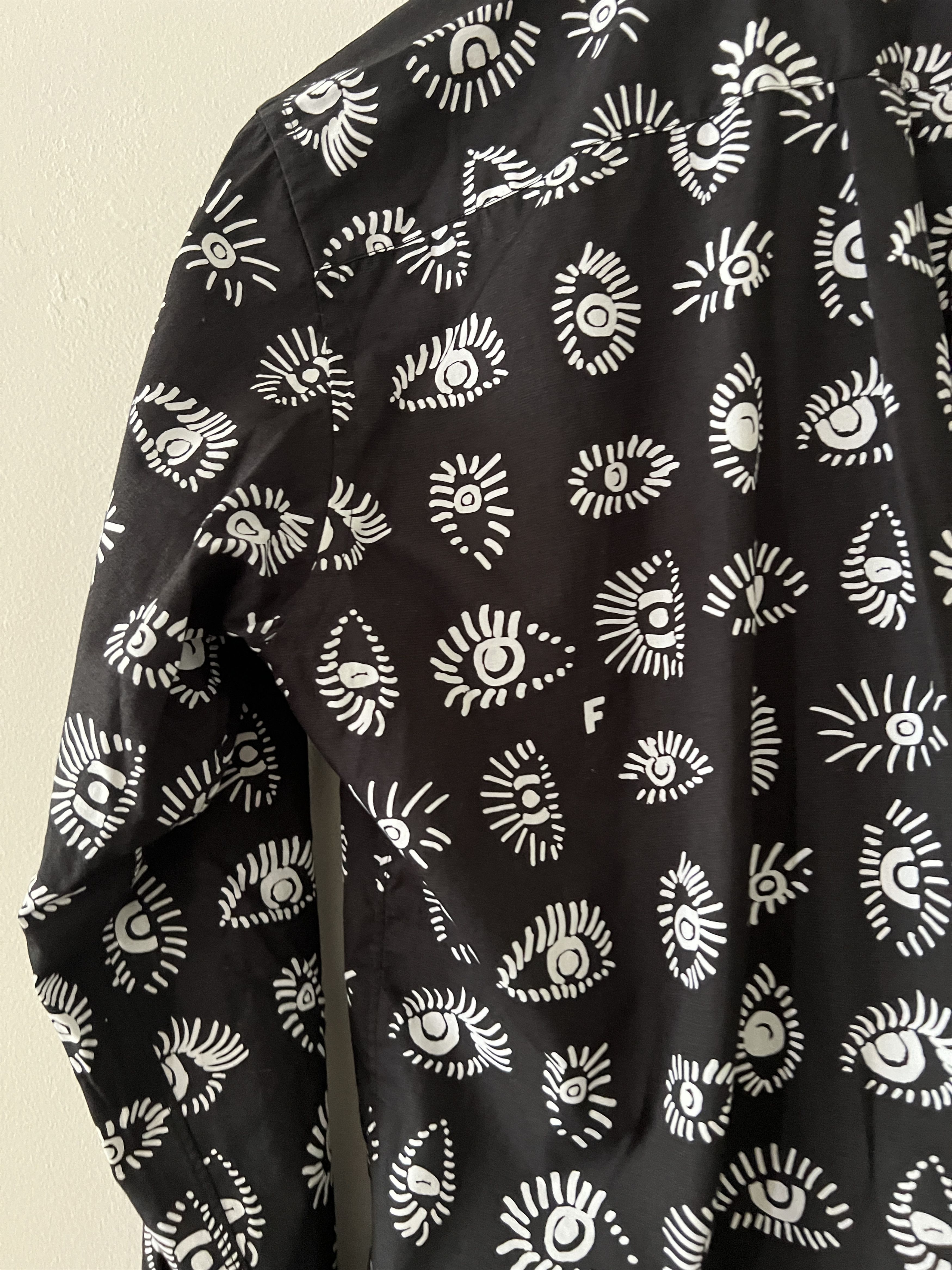 Comme des Garcons Black Comme Des Garcons, Black printed shirt Size US M / EU 48-50 / 2 - 9 Thumbnail