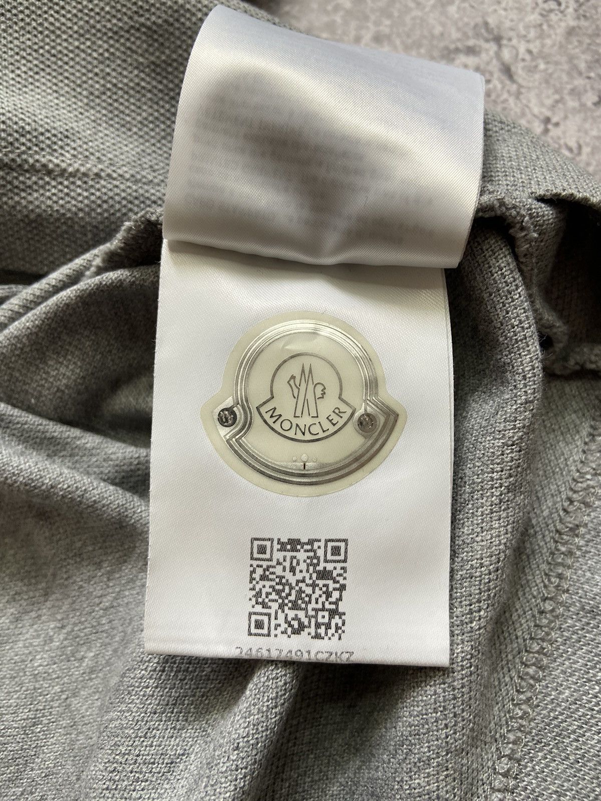 Moncler Moncler Polo Grey Gray Size US M / EU 48-50 / 2 - 10 Thumbnail