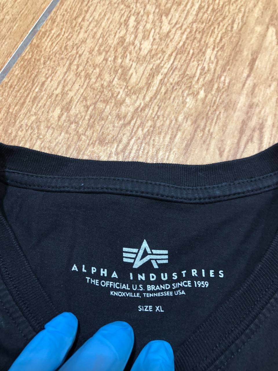 Alpha Industries Y2K Alpha Industries Big Logo T-Shirt Military Short Sleeve Size US XL / EU 56 / 4 - 2 Thumbnail