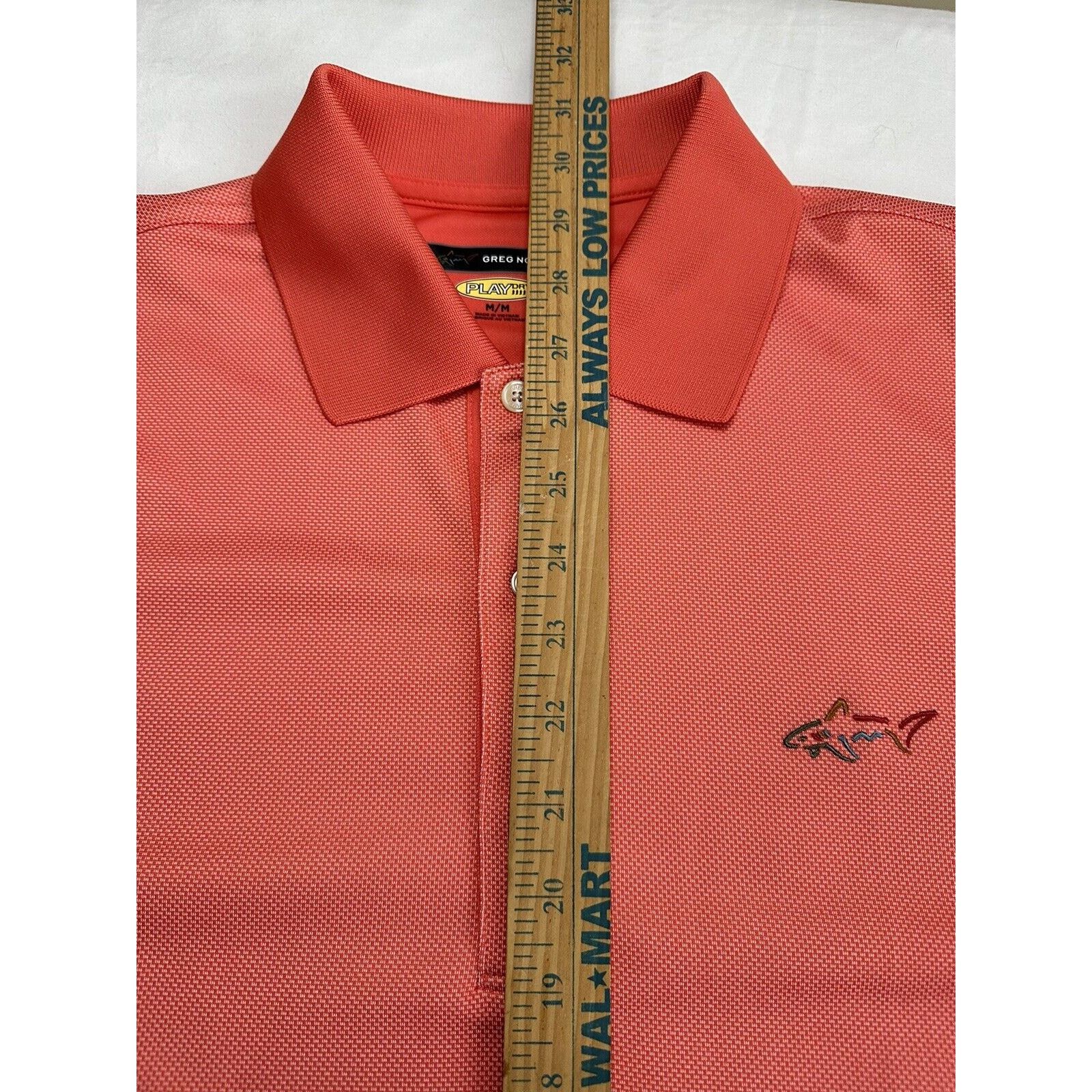 Greg Norman Greg Norman Golf Polo Play Dry Orange Medium CollardGorpcore Size US M / EU 48-50 / 2 - 7 Thumbnail