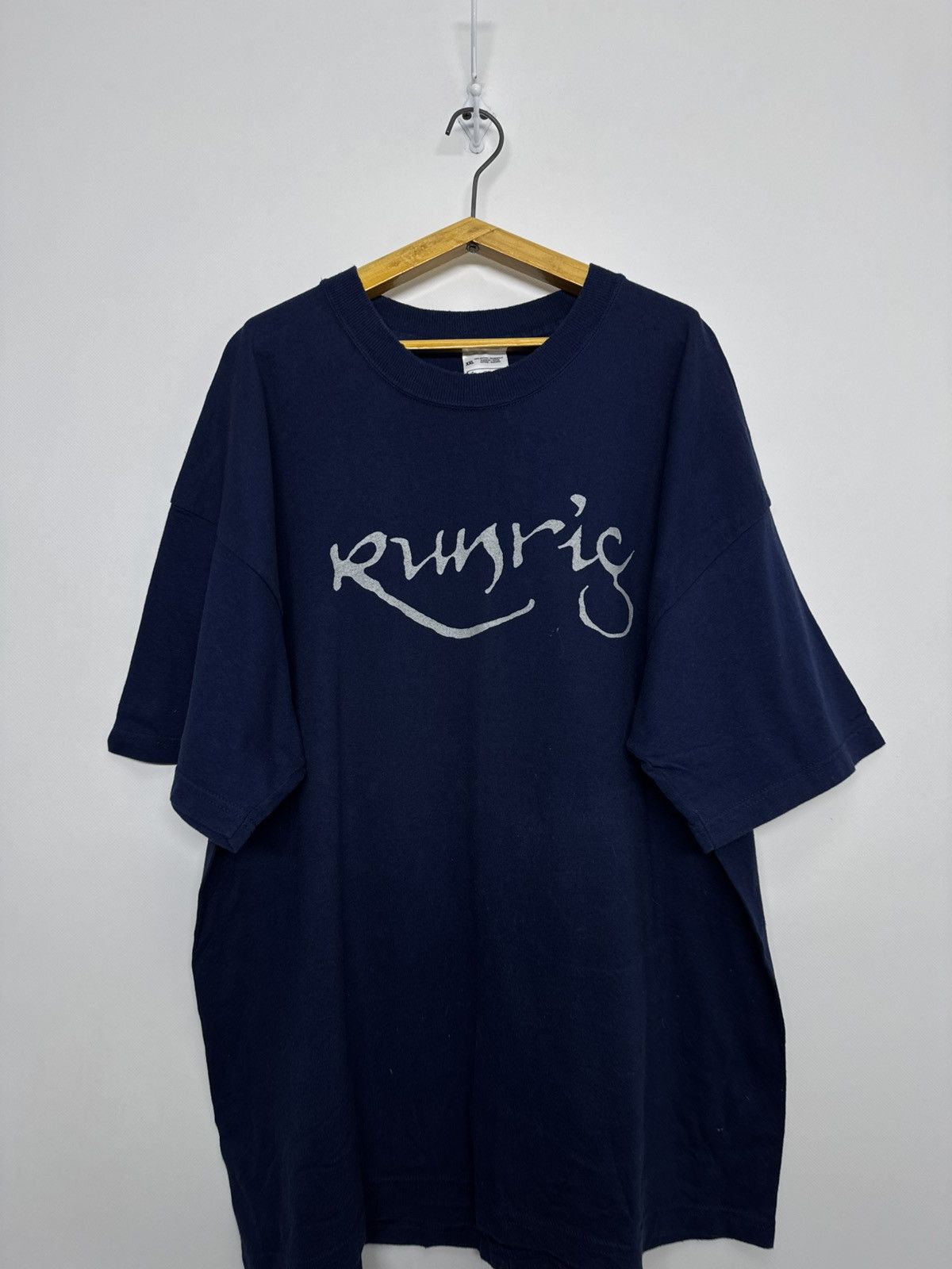 Fruit Of The Loom RARE 90s Runrig The Big Wheel Band T Shirt Vintage Size US XXL / EU 58 / 5 - 3 Thumbnail