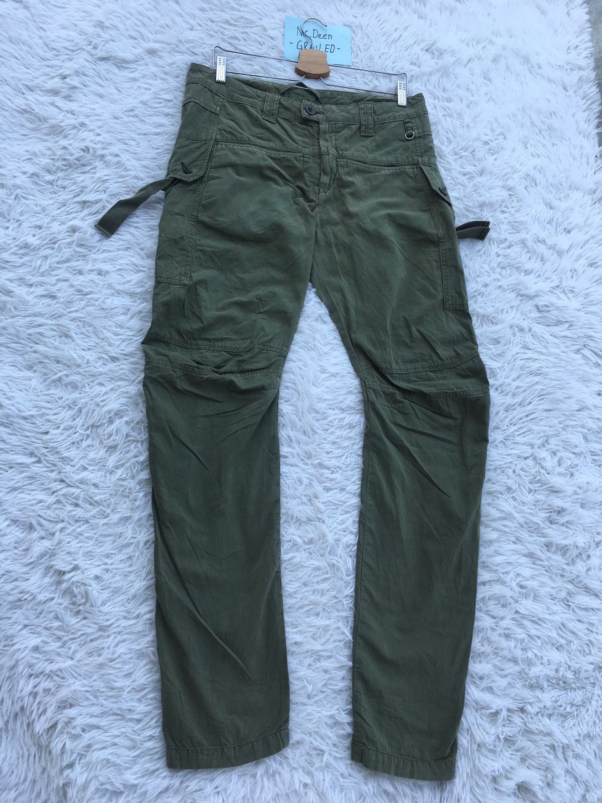 Marithe + Francois Girbaud Rare Vintage Marithe Francois Girbaud Cargo Pant Size US 33 - 2 Thumbnail