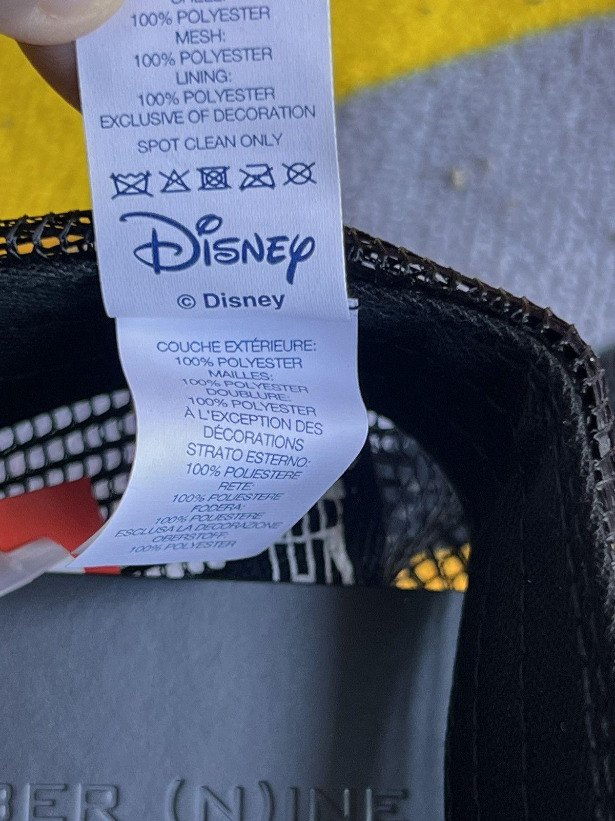 Supreme Supreme Number (N)ine Mickey Mouse Mesh 5-Panel Hat Black Size ONE SIZE - 20 Thumbnail