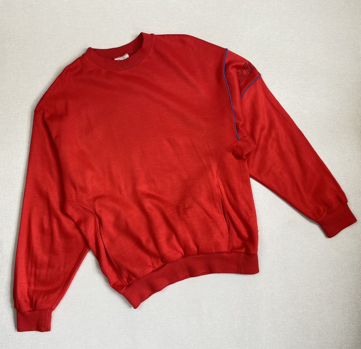 Adidas × Vintage Mens Vintage Adidas Ventex Big Logo Sweatshirt size M Size US M / EU 48-50 / 2 - 2 Thumbnail