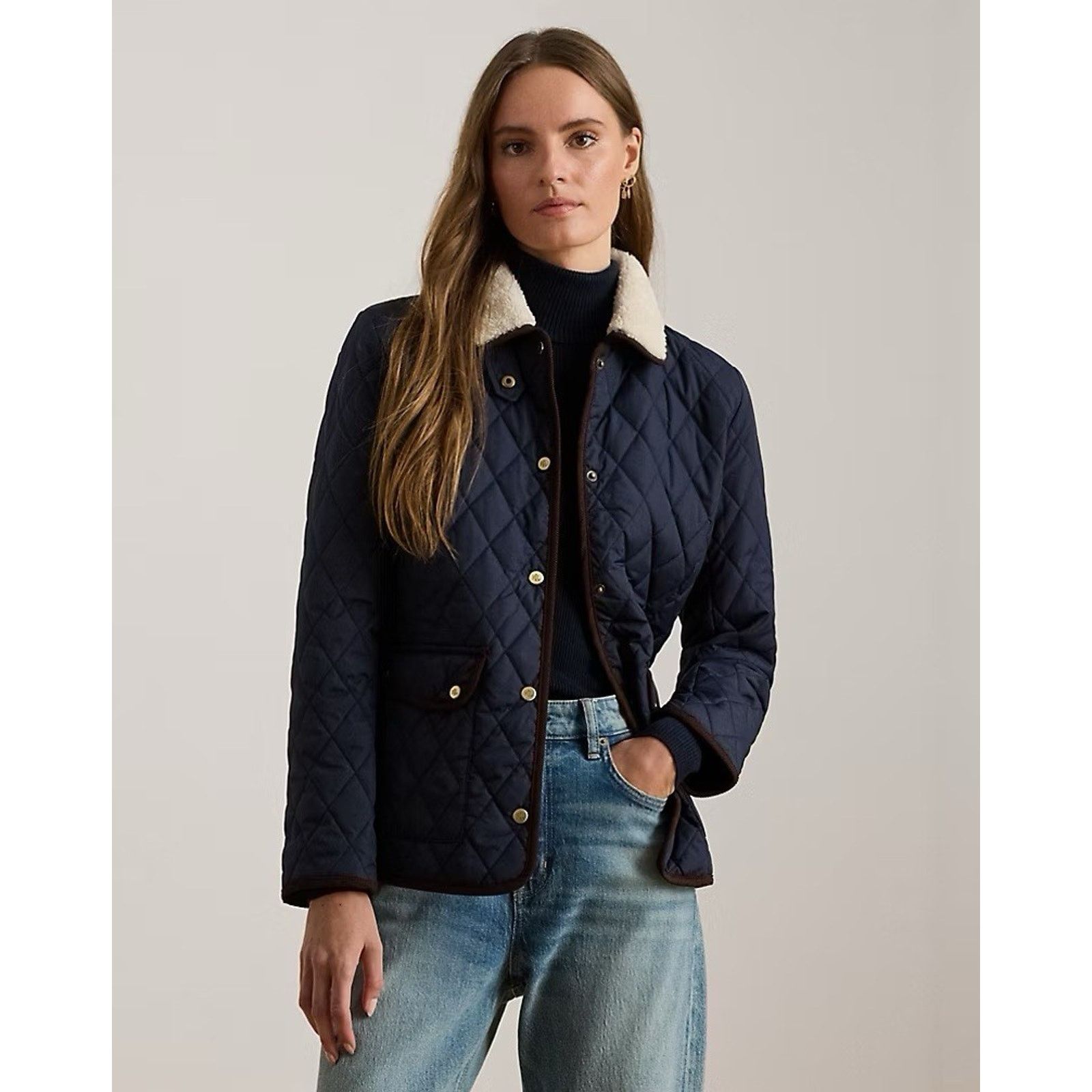 Lauren Ralph Lauren NWT Ralph Lauren Polo Women Quilted Jacket Dark Navy XL Size XL / US 12-14 / IT 48-50 - 9 Thumbnail