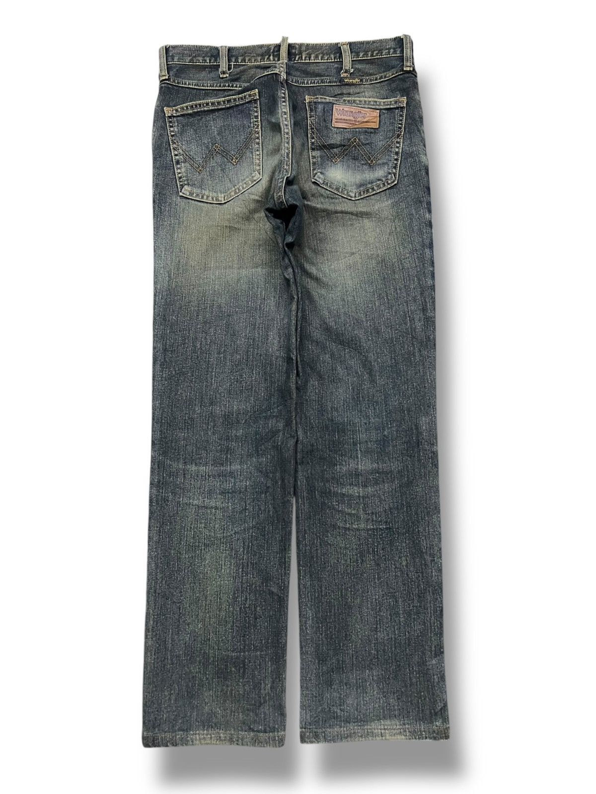 Wrangler Vintage Y2K Wrangler - Faded Mud Wash, Distressed Jeans Size US 31 - 3 Thumbnail