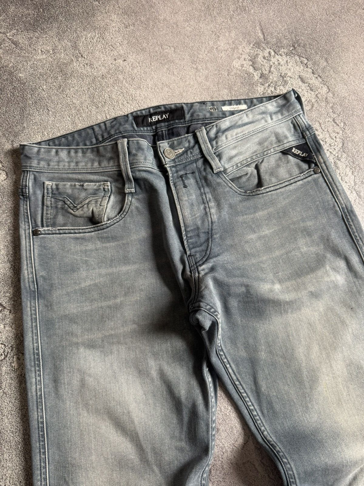 Replay Replay 31/30 Anbass denim pants jeans trousers 👖 Y2K casual Size US 31 - 9 Thumbnail
