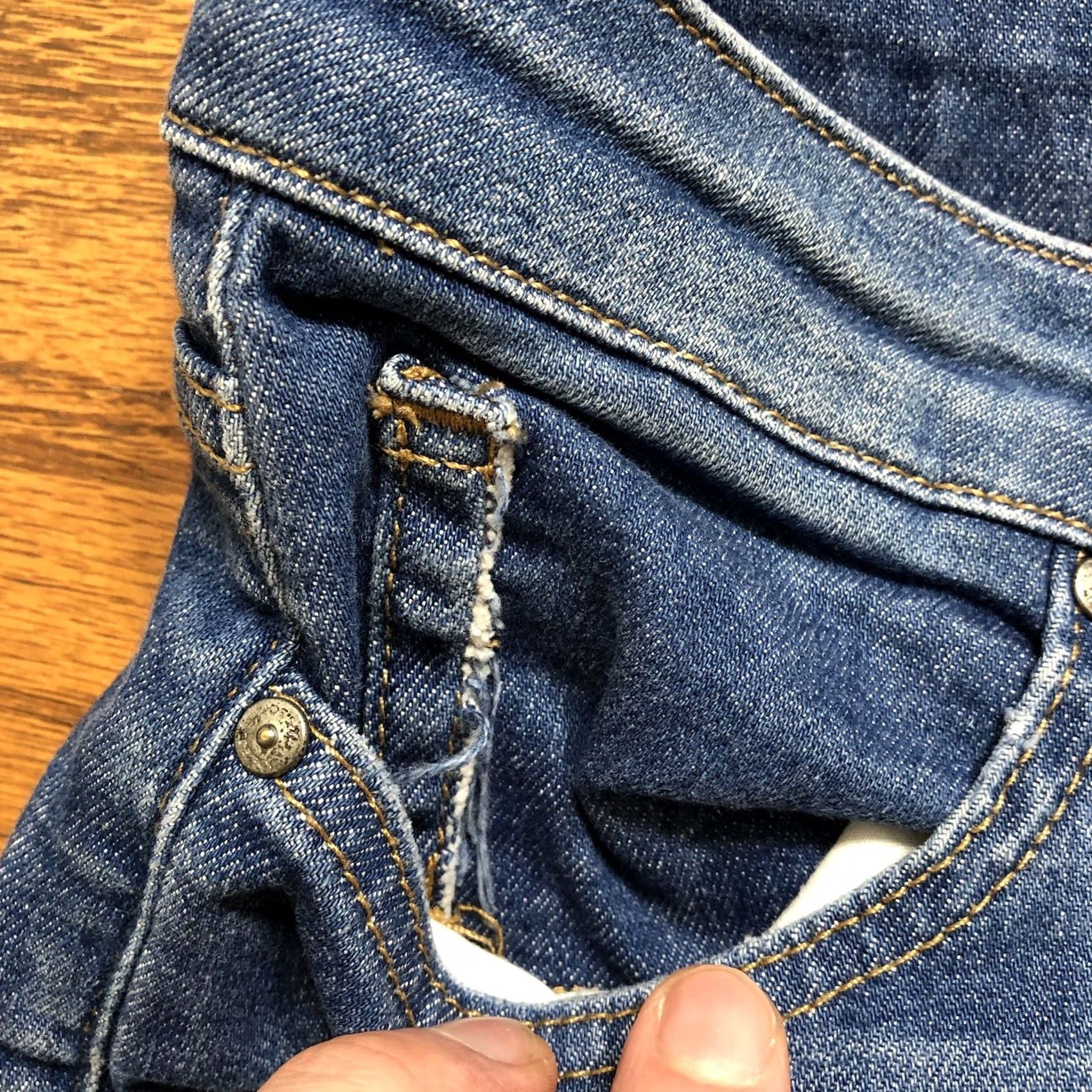 Vintage Joes Jeans Womens Jeans Skinny 5-Pocket Denim Blue High Rise 28 X 25 Inseam 25 Bohemian City College Nessa Wash Raw Hem Size 28" / US 6 / IT 42 - 4 Thumbnail