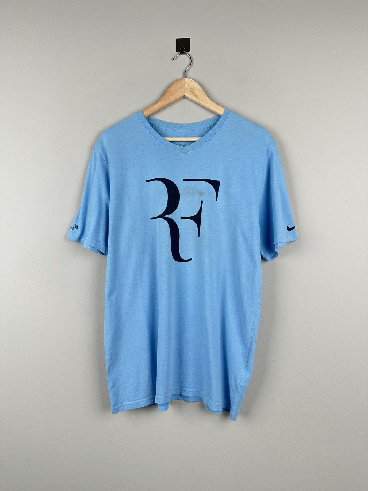 Nike Vintage Y2k Nike RF Roger Federer Box Logo Tee Size US L / EU 52-54 / 3 - 1 Thumbnail