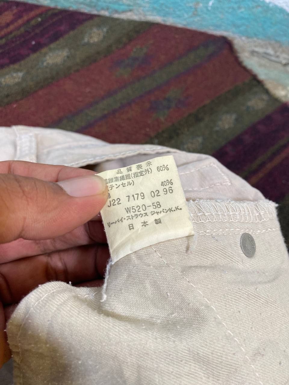 Levi's vintage levis 520 white tab slack denim nice design Size US 30 / EU 46 - 11 Thumbnail