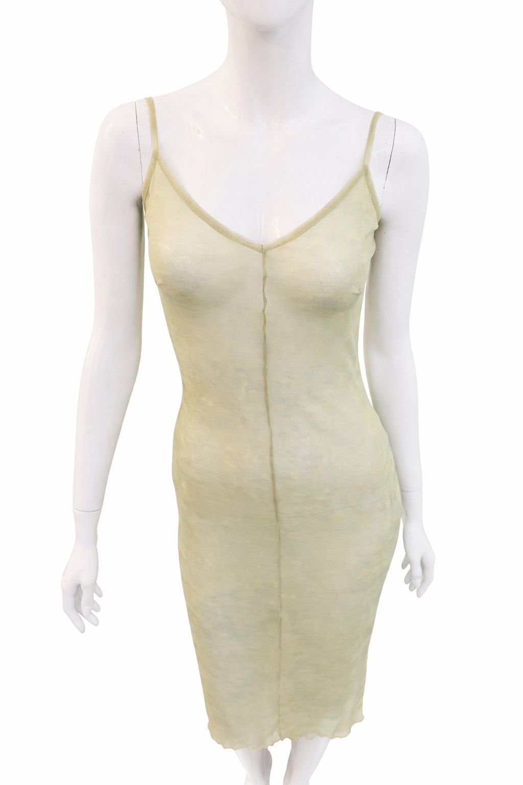 Jean Paul Gaultier Jean Paul Gaultier Mesh Khaki Military Green Dye Tie Dress Size M / US 6-8 / IT 42-44 - 3 Thumbnail